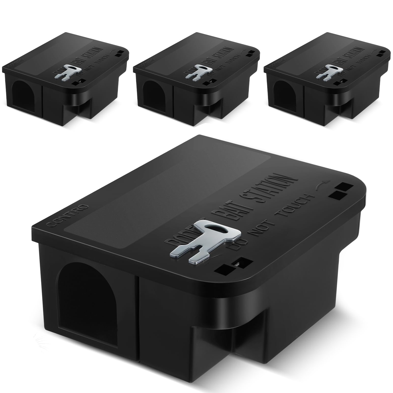 Amazon.com : Qualirey 4 Pcs Mouse Bait Station Rat Traps with Key